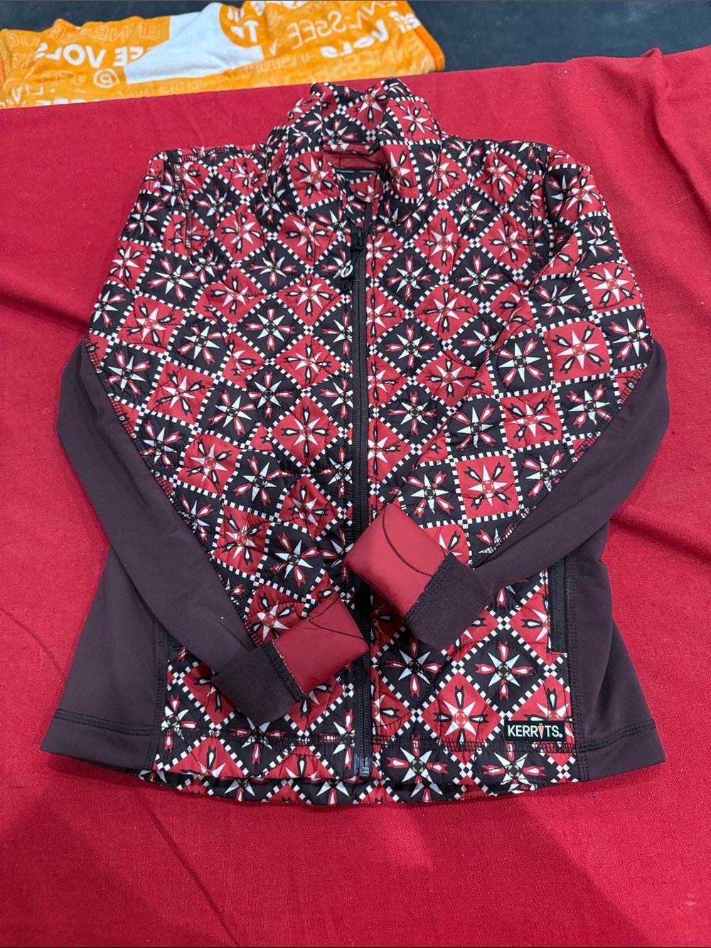 Kerrits Red dark purple Patterned Women's Jacket